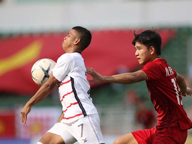 Trực tiếp bóng đá U18 Việt Nam - U18 Campuchia: Trọng tài tước bàn thắng hợp lệ (H1)