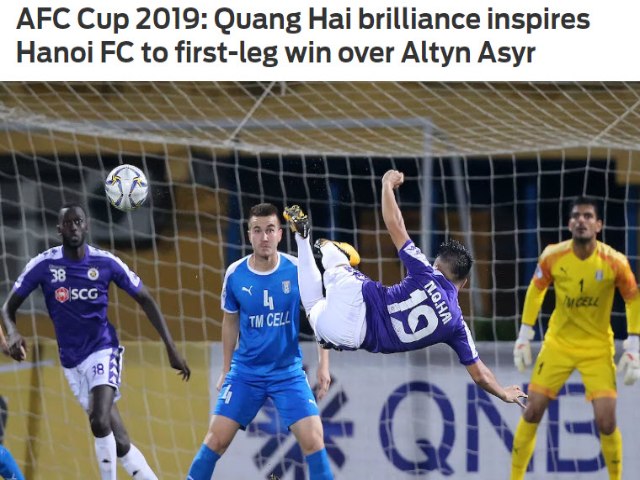 Hà Nội FC thắng nghẹt thở Á quân cúp châu Á: Báo chí ngả mũ người hùng Quang Hải