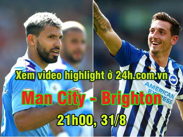 Trực tiếp bóng đá Man City - Brighton: Qua mặt Liverpool, soán ngôi số 1 (Vòng 4 Ngoại hạng Anh)