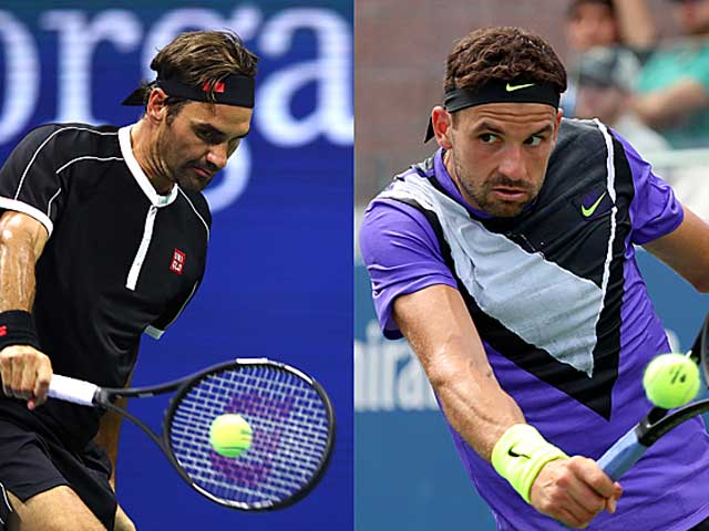 Trực tiếp tennis Federer - Dimitrov: Federer sai lầm nghiêm trọng (Tứ kết US Open)