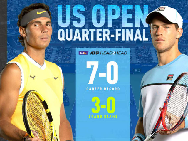 Trực tiếp tennis Nadal - Schwartzman: Cờ đến tay ”Bò tót” (Tứ kết US Open)