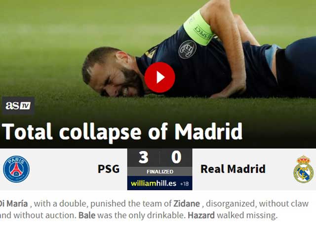 Real thua thảm Cúp C1: Báo Tây Ban Nha kêu trời, tung hô ”người cũ” Di Maria