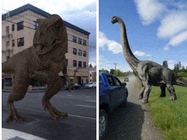 Mang khủng long từ kỷ Jura trở về qua mô hình AR 3D của Google