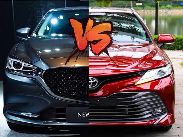 So sánh Toyota Camry và Mazda 6, chênh nhau 180 triệu đồng liệu có phải là điểm nhấn