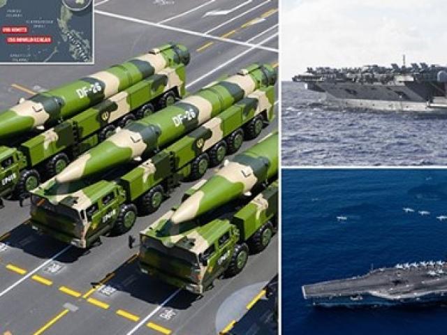 Báo TQ dọa có thể dễ dàng phóng tên lửa tiêu diệt hai tàu sân bay Mỹ ở Biển Đông