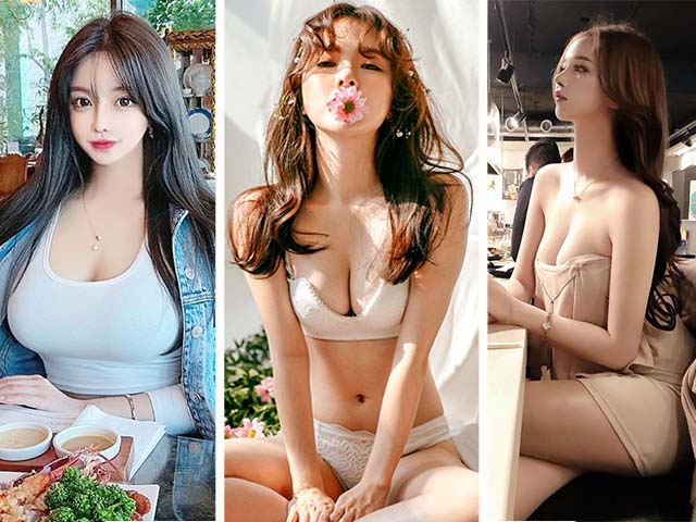 Hot girl tung video chứng minh ngực là ”hàng” thật và những cô nàng siêu vòng một ở xứ Kim Chi
