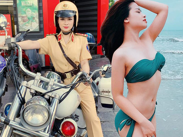 Nữ cảnh sát giao thông xinh đẹp khiến fan nam ”tình nguyện nộp phạt” lộ thân thế bất ngờ