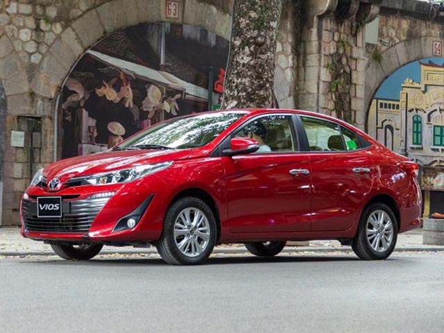 Bảng giá xe Toyota Vios lăn bánh mới nhất tháng 8/2020