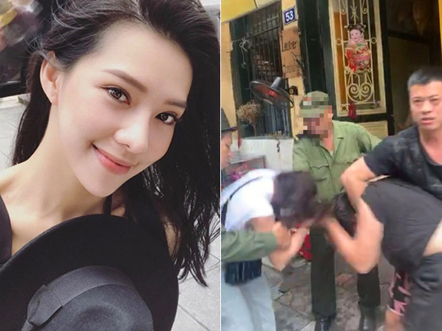 Cảnh sát giải cứu diễn viên Lưu Đê Ly bị túm tóc, hành hung trên phố Hà Nội
