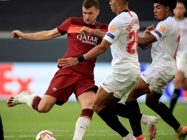 Kết quả bóng đá Europa League Sevilla - AS Roma: Định đoạt hiệp 1, thẻ đỏ hạ màn