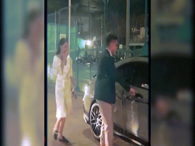Doanh nhân Singapore đón HH Hương Giang bằng xe sang lúc tối muộn lộ thân thế bất ngờ