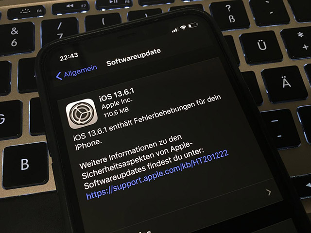 Bản cập nhật iOS 13.6.1 mang đến những gì?