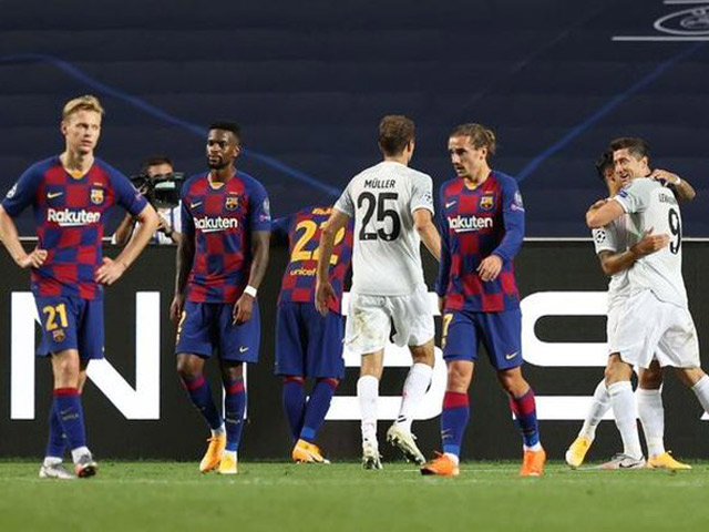 Thất bại 2-8 trước Bayern có phải trận thua đậm nhất trong lịch sử Barca?