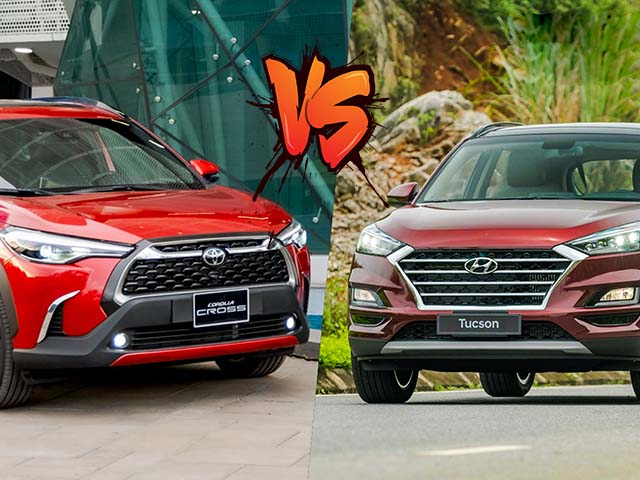 So sánh nhanh Hyundai Tucson và Toyota Corolla Cross, chọn xe Hàn hay xế Nhật