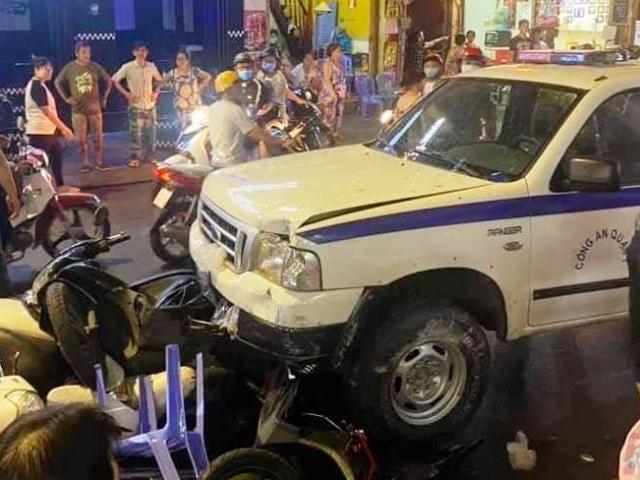 Thông tin mới vụ xe công an phường gây tai nạn ở phố Bùi Viện