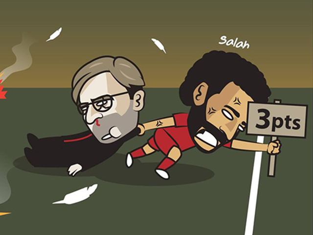 Ảnh chế: Salah ”giải cứu” Liverpool trong trận đấu mở màn mùa giải mới