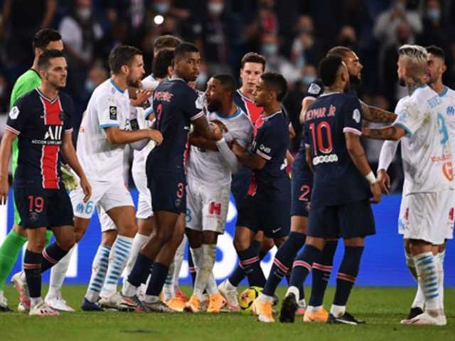 Bạo loạn siêu kinh điển bóng đá Pháp: Neymar & 4 SAO ăn thẻ đỏ trong 3 phút