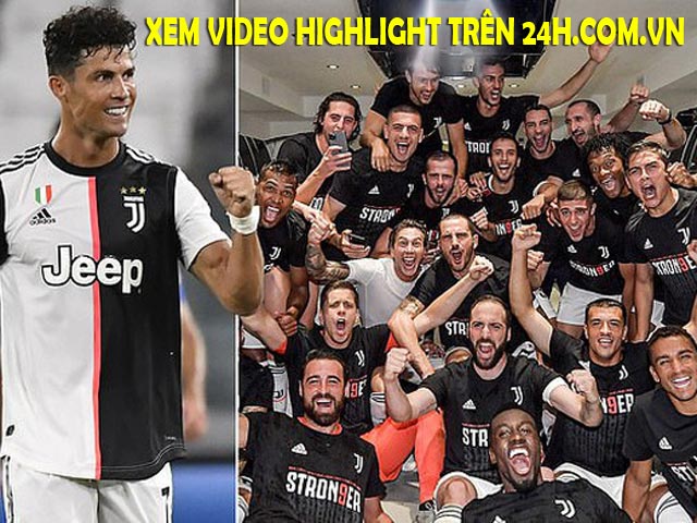 Ronaldo - Juventus quyết giữ ngôi vua Serie A, xem video highlight trên 24h.com.vn