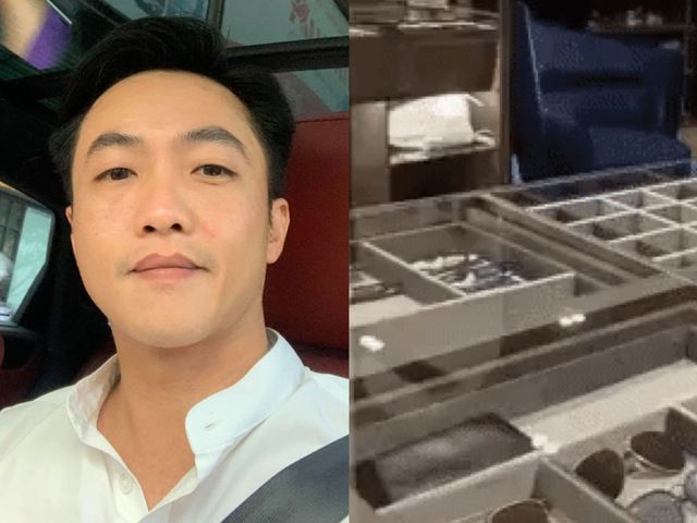 Cường Đô La hé lộ căn phòng đồ hiệu trong biệt thự cao cấp