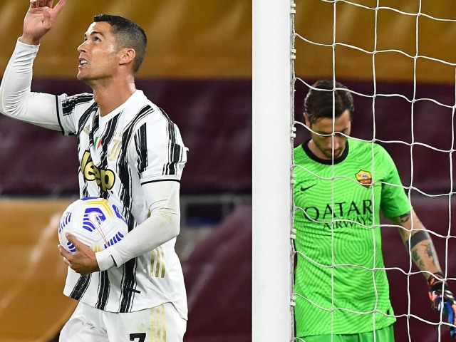 Video highlight trận AS Roma - Juventus: Ronaldo tung hoành, rực rỡ 2 cú đúp