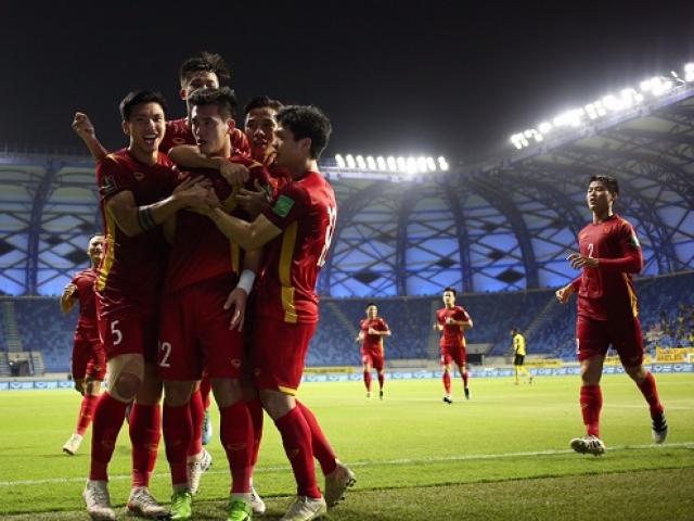 Bảng xếp hạng đội tuyển Việt Nam ở vòng loại thứ 3 World Cup 2022