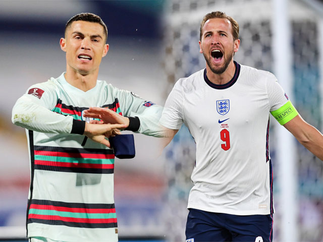 Kịch tính Vua phá lưới EURO 2020: Harry Kane khiến Ronaldo phải lo ngại