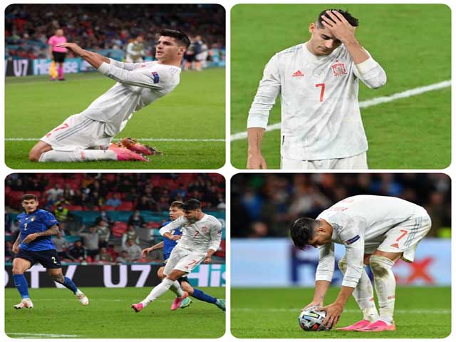 Morata ghi 3 bàn, hỏng 2 penalty: Người hùng hay tội đồ của Tây Ban Nha ở EURO
