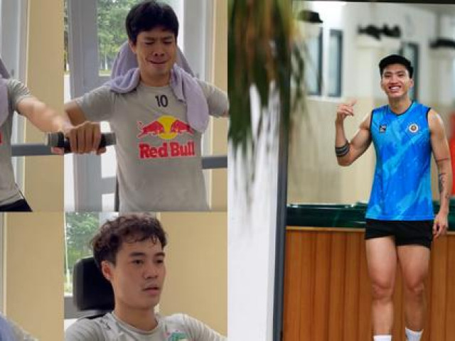 Cầu thủ tuyển Việt Nam trở lại luyện tập, biểu cảm của Công Phượng khiến netizen cười ngất