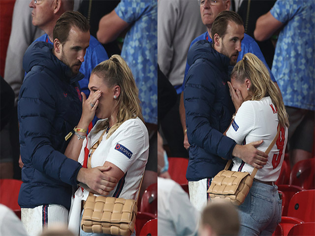 CĐV Anh thất vọng tràn trề sau chung kết EURO: Vợ đẹp Harry Kane rơi nước mắt