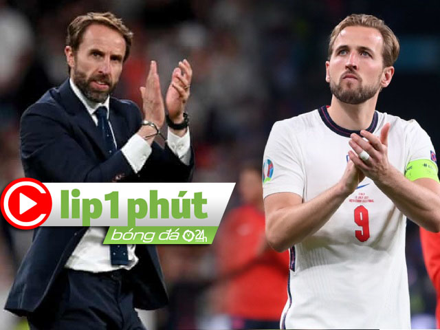ĐT Anh ”đánh bạc” giữ Southgate sau cú sốc EURO, Harry Kane tăng giá cực ”khủng” (Clip 1 phút Bóng đá 24H)