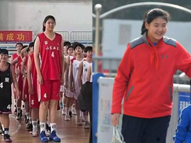 Nữ VĐV bóng rổ nhí 14 tuổi cao 2m26, ”Độc cô cầu bại” giải U15