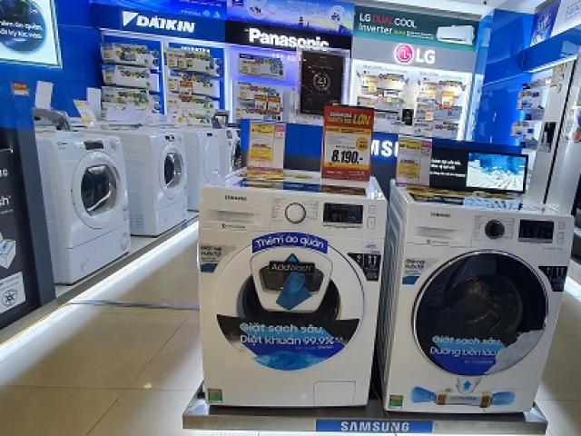 Máy giặt ồ ạt giảm giá đến 50%, có loại chỉ còn hơn 2 triệu đồng/chiếc
