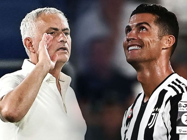 Mourinho hậm hực vì Ronaldo ở lại Juventus, sợ hóa ”bom nguyên tử” Serie A