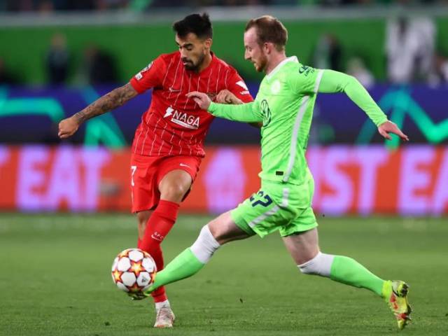 Video bóng đá Wolfsburg - Sevilla: Thẻ đỏ bước ngoặt, cựu sao Barca cứu nguy (Cúp C1)