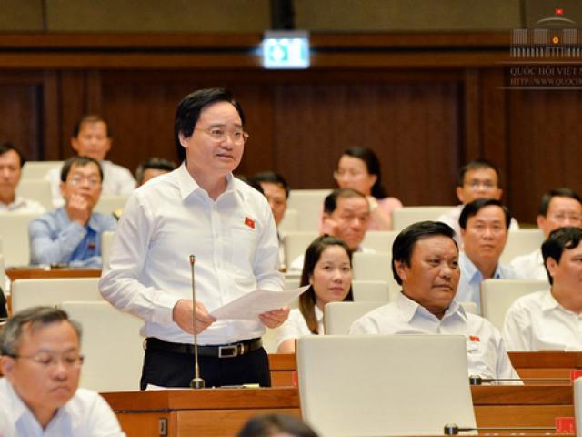 Bộ trưởng Phùng Xuân Nhạ giải trình về gian lận thi cử, sách giáo khoa