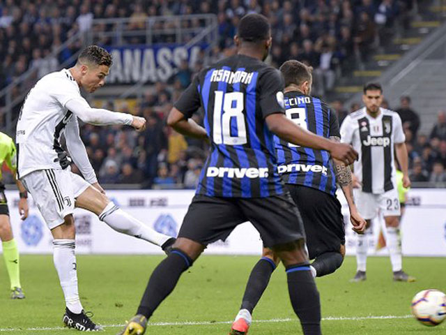 Inter Milan - Juventus ”long tranh hổ đấu” ở Serie A: Xem video highlight trên 24h.com.vn