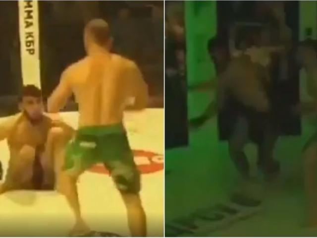 Hy hữu MMA: Đang đấu mất điện, võ sỹ bị đối thủ đấm knock-out luôn