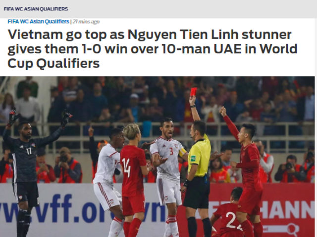 Việt Nam hạ UAE vòng loại World Cup: Báo châu Á sửng sốt, lo Thái Lan chung số phận