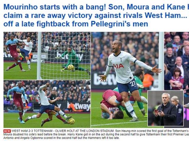 Mourinho thắng trận ra mắt Tottenham: Báo Anh ấn tượng ”Người đặc biệt”
