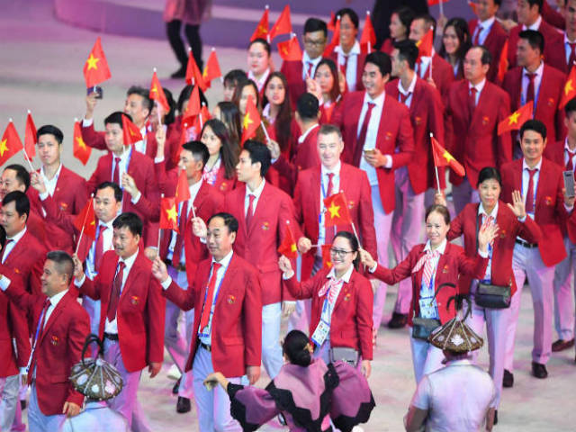 Đoàn Việt Nam dự lễ khai mạc SEA Games 30: Rực rỡ sắc đỏ, quyết tâm chiến thắng