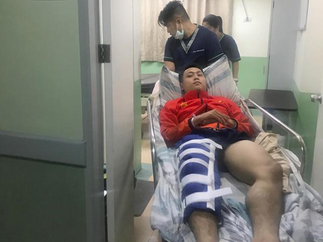 Võ sĩ Việt Nam gặp chấn thương nghiêm trọng ở SEA Games 30