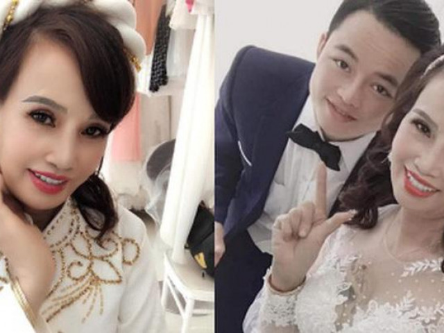 Vừa ”tân trang” nhan sắc xong, ”cô dâu 62 tuổi” liền cùng chồng trẻ đi chụp lại ảnh cưới