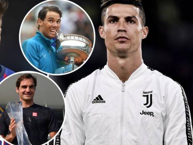 Federer và Nadal ”phổng mũi” vì Ronaldo, Djokovic luyện tuyệt kỹ