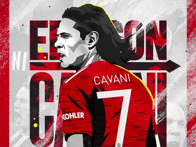 Cavani chính thức nhận áo số 7, sẵn sàng giúp MU gieo sầu PSG và Chelsea