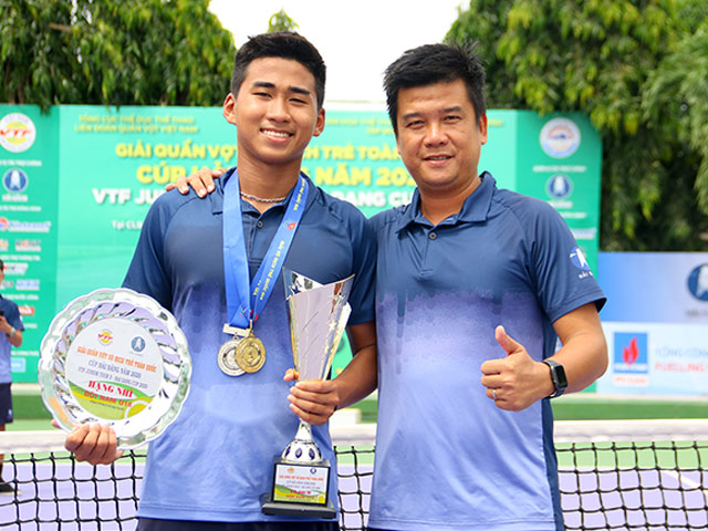 Sao trẻ tennis Việt Nam muốn đánh bại Lý Hoàng Nam để trở thành số 1