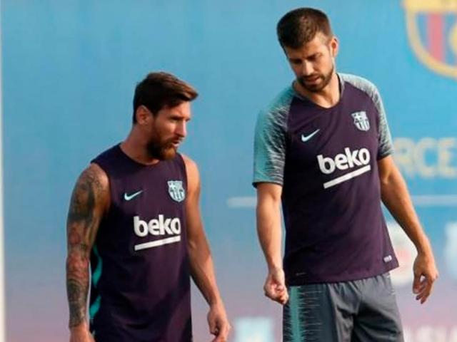 Barca loạn trước siêu kinh điển: Pique bất mãn đòi đặt tên Messi cho sân vận động mới