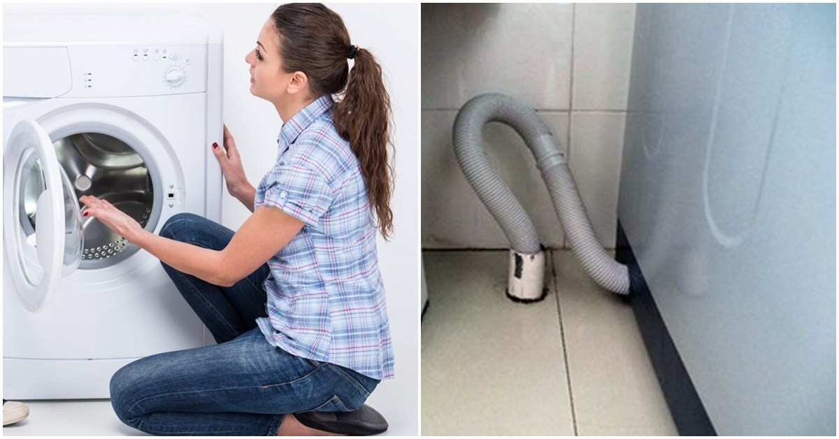 Tại sao đường ống thoát nước của máy giặt không thể luồn trực tiếp vào đường thoát sàn?