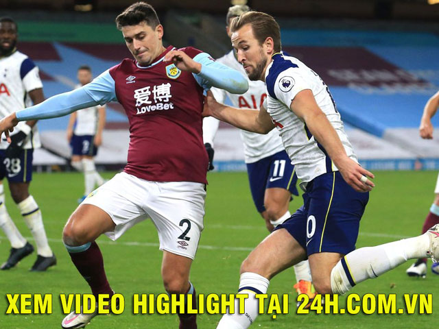 Video highlight trận Burnley - Tottenham: Căng thẳng giằng co, người hùng Son Heung Min