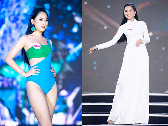 Thí sinh hoa hậu Việt Nam 2020 có vòng ba 95cm, giành 10 huy chương bơi lội