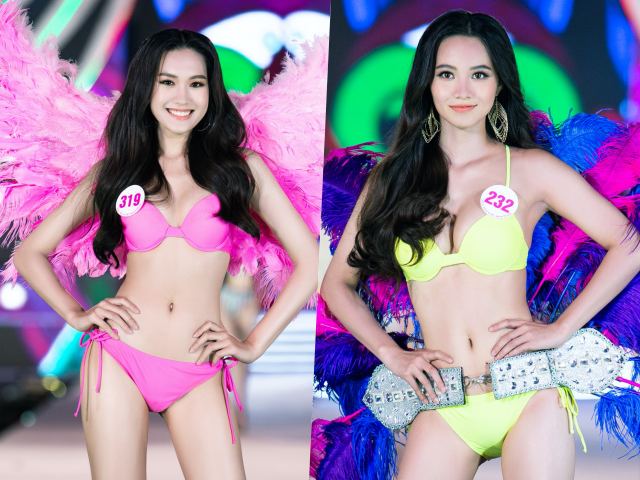 Cận cảnh top 35 Hoa hậu Việt Nam khoe body căng đầy với bikini